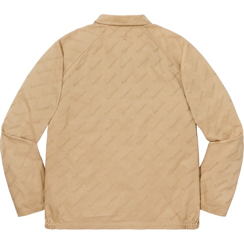 Snap Front Jacquard Logos Twill Jacket - Supreme