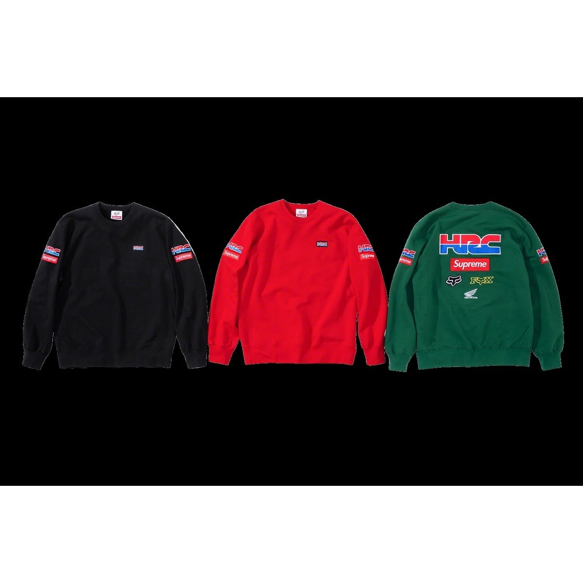 Supreme®/Honda®/Fox® Racing Crewneck - SupremeCommunity