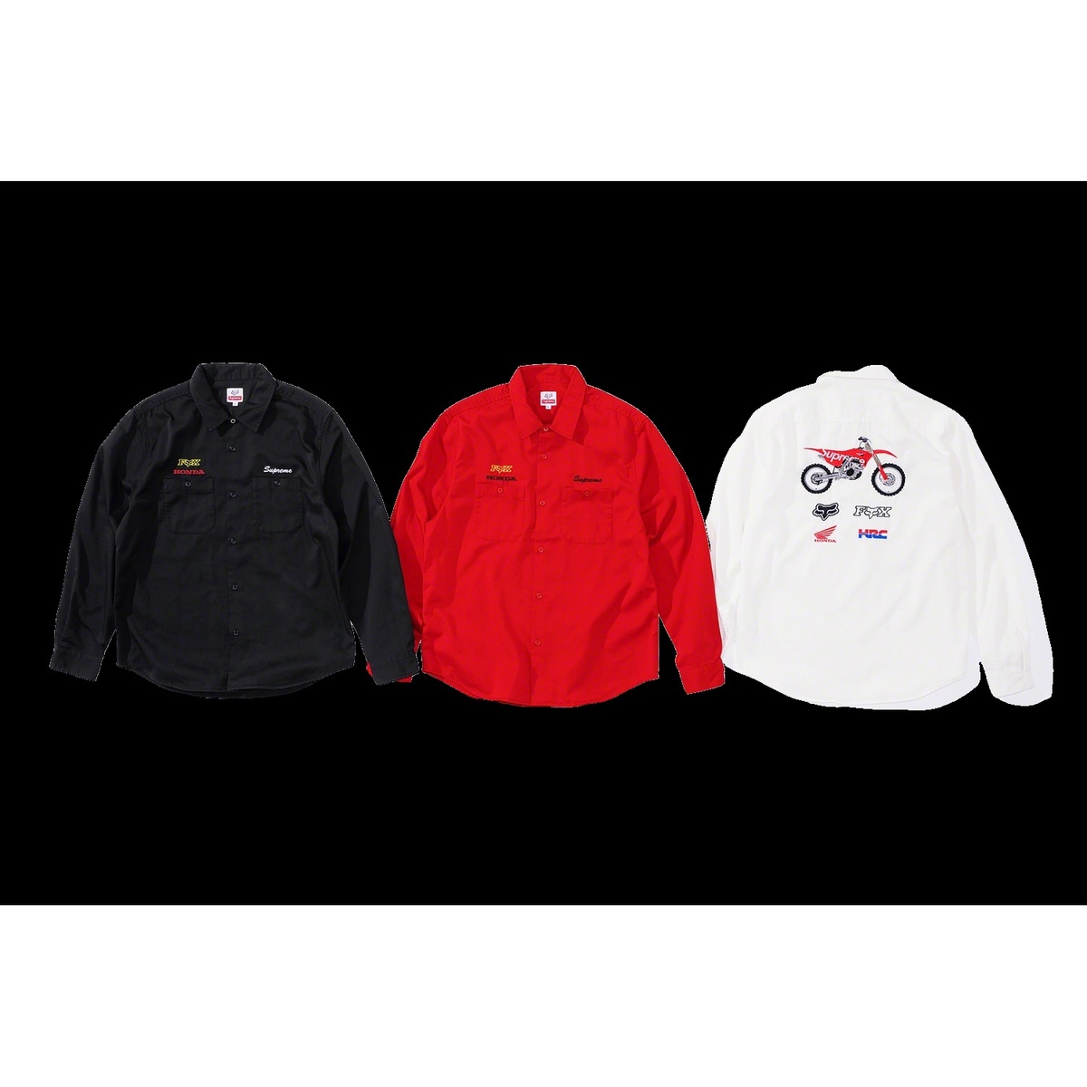 Supreme®/Honda®/Fox® Racing Work Shirt - SupremeCommunity