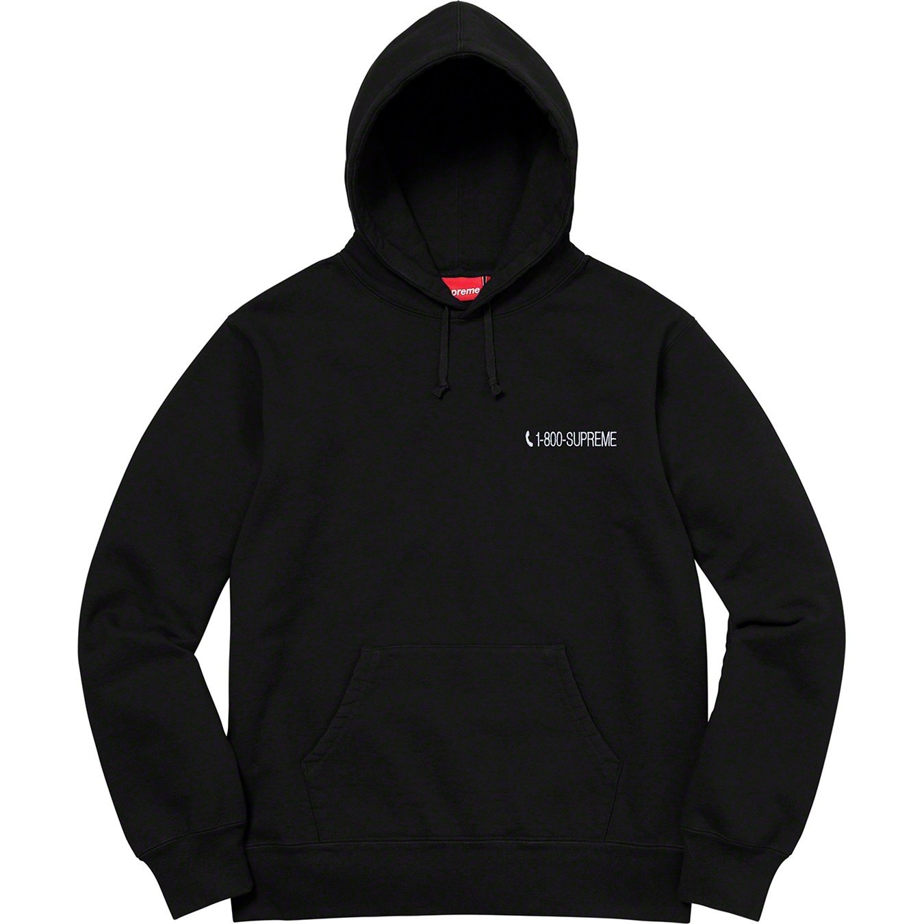 Mサイズ Supreme 1-800 Hooded Sweatshirt 黒 Supreme 1-800 Hooded Sweatshirt Black Men's - FW19 - US