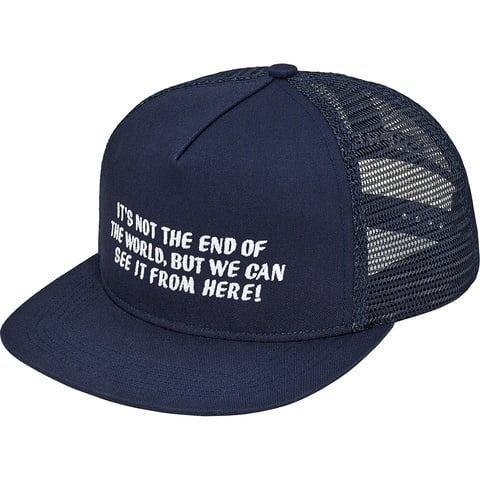 Supreme End of the World Mesh Back 5-Panel - Navy