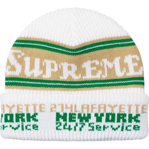 Supreme Service Beanie - White