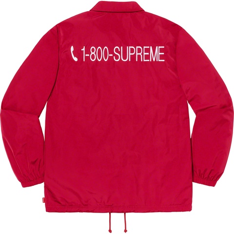1-800 Coaches Jacket - fall/winter 2019 - Supreme