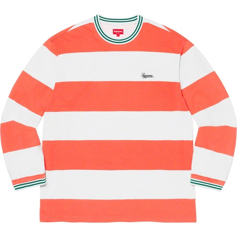 Supreme Printed Stripe L/S Top - Orange