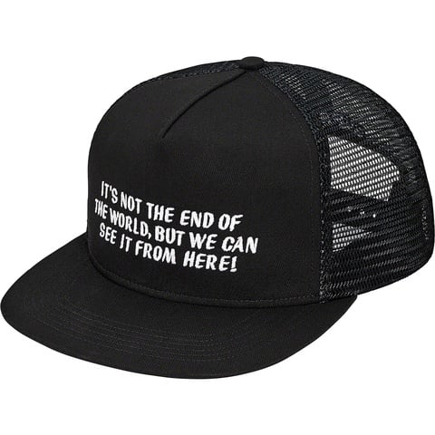Supreme End of the World Mesh Back 5-Panel - Black