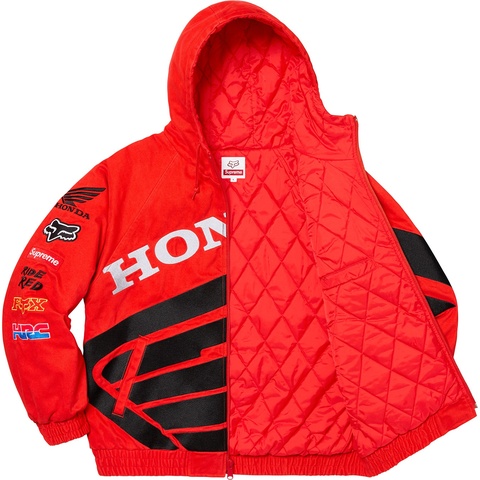 Supreme®/Honda®/Fox® Racing Puffy Zip Up Jacket - Supreme