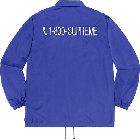 1-800 Coaches Jacket - fall/winter 2019 - Supreme