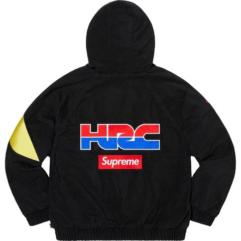 Supreme Supreme®/Honda®/Fox® Racing Puffy Zip Up Jacket - Black