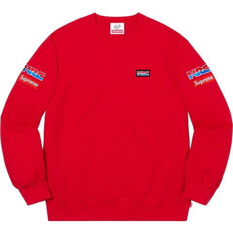 Supreme Supreme®/Honda®/Fox® Racing Crewneck - Red