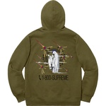 Supreme 1-800 Hooded Sweatshirt (FW19) - Dark Olive
