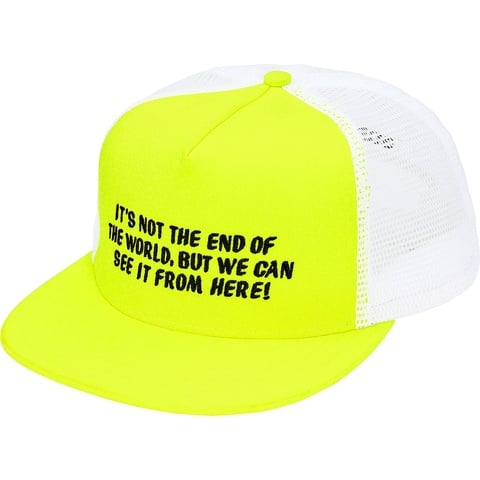 Supreme End of the World Mesh Back 5-Panel - Lime