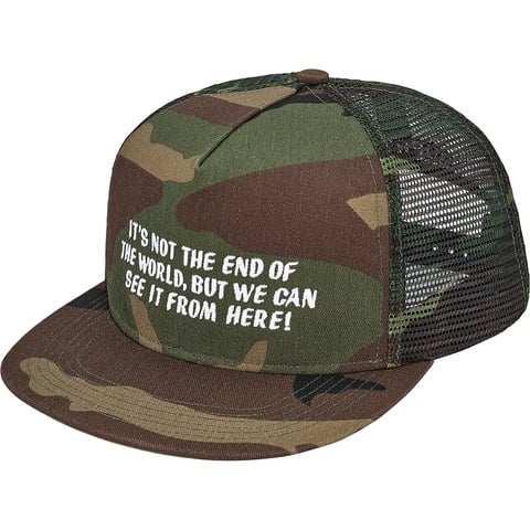Supreme End of the World Mesh Back 5-Panel - Woodland Camo