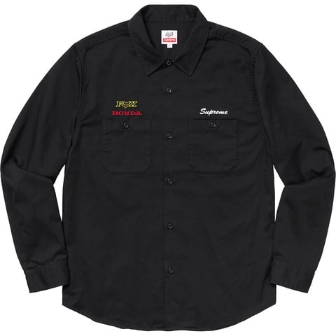Supreme®/Honda®/Fox® Racing Work Shirt - Supreme Supreme®/Honda®/Fox® Racing Work Shirt - Supreme