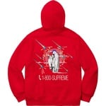 Supreme 1-800 Hooded Sweatshirt (FW19) - Red