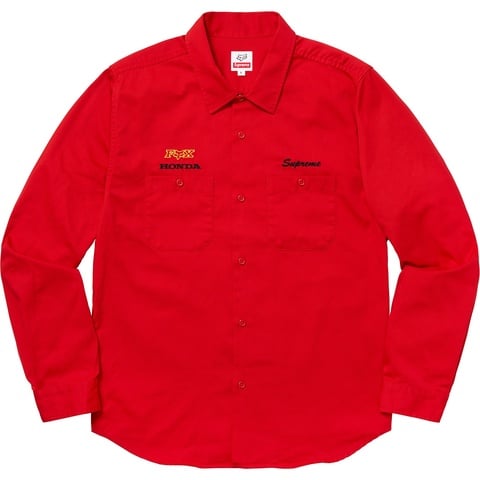 Supreme®/Honda®/Fox® Racing Work Shirt - Supreme