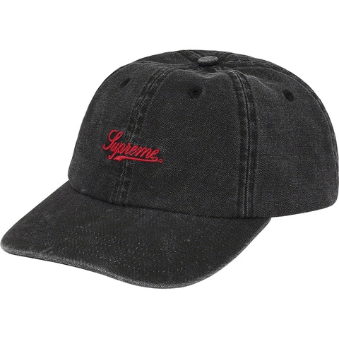 Supreme Script Logo 6-Panel - Black