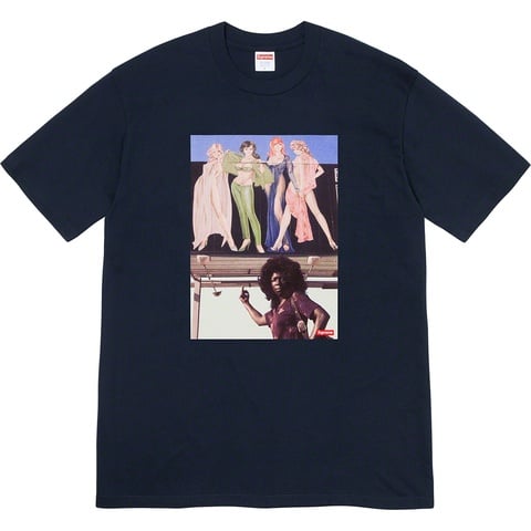 Supreme American Picture Tee - Navy