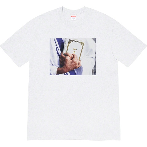 Supreme Bible Tee - Ash Grey