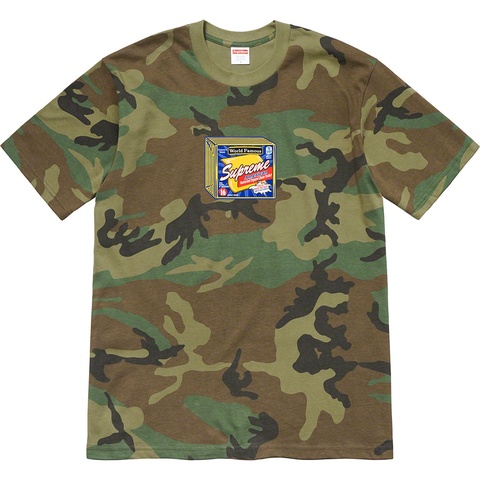 Supreme Cheese Tee - Woodland Camo