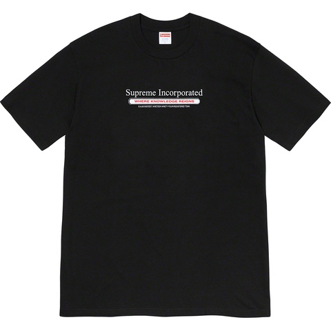 Supreme Inc. Tee - Black