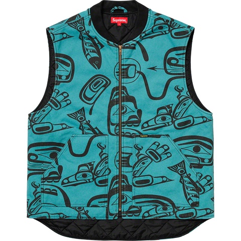 Supreme Haida Work Vest - Teal