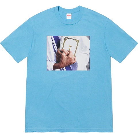 Supreme Bible Tee - Light Slate