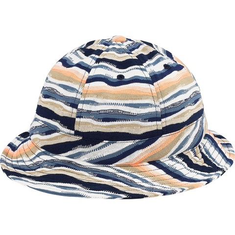 Supreme Textured Stripe Bell Hat - Navy