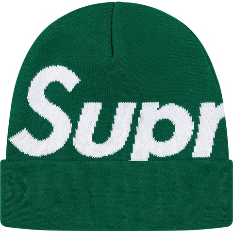 Supreme Big Logo Beanie - Green