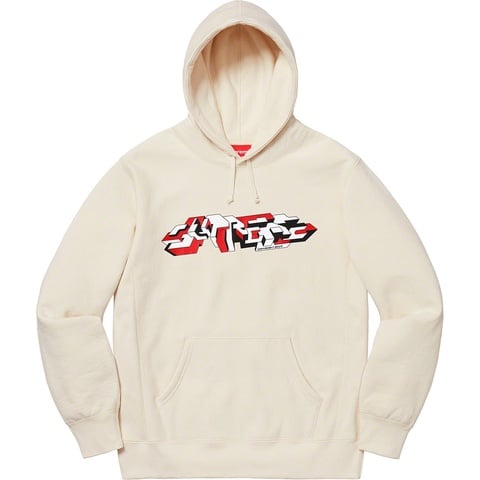 Supreme Delta Logo Hooded Sweatshirt - Natural