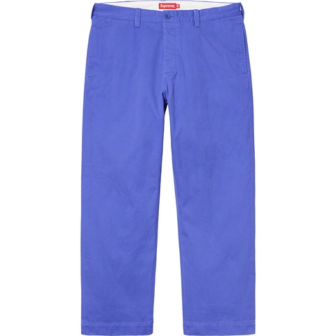 Supreme Crown Chino Pant - Dusty Royal