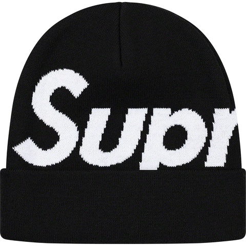 Supreme Big Logo Beanie - Black