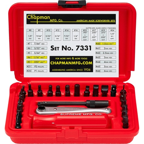Supreme Supreme®/Chapman Screwdriver Set - Red