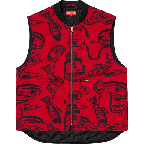 Supreme Haida Work Vest - Red