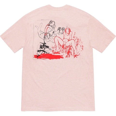 Supreme Heroines Tee - Heather Light Pink