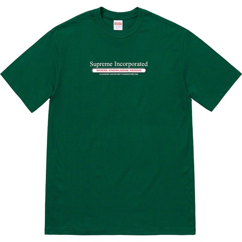 Supreme Inc. Tee - Dark Green