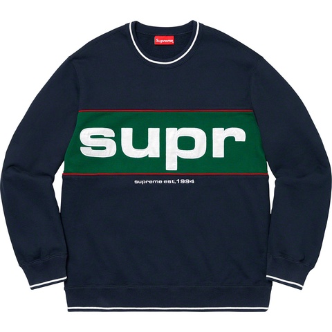 Piping Crewneck - fall/winter 2019 - Supreme
