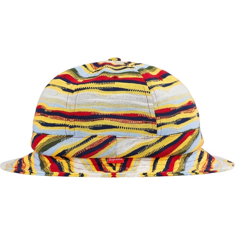 Supreme Textured Stripe Bell Hat - Red