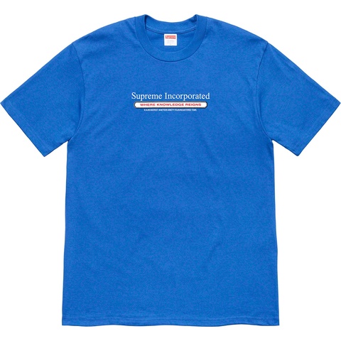 Supreme Inc. Tee - Royal