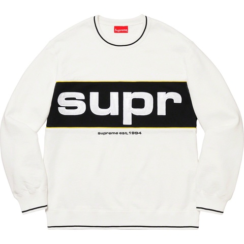 Piping Crewneck - fall/winter 2019 - Supreme