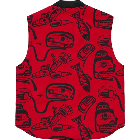Supreme Haida Work Vest - Red