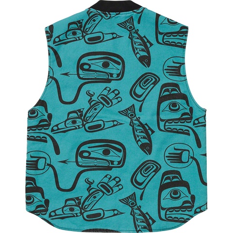 Supreme Haida Work Vest - Teal