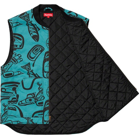 Supreme Haida Work Vest - Teal