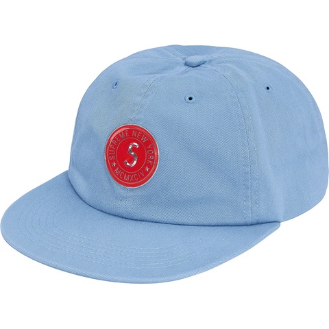 Supreme Chino Twill Gel S Logo 6-Panel - Slate