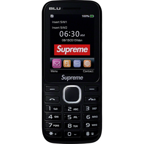 Supreme®/BLU Burner Phone - fall/winter 2019 - Supreme