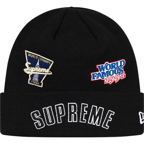 Supreme New Era® Championship Beanie - Black