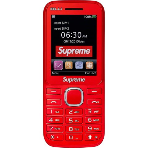 Supreme Supreme®/BLU Burner Phone - Red