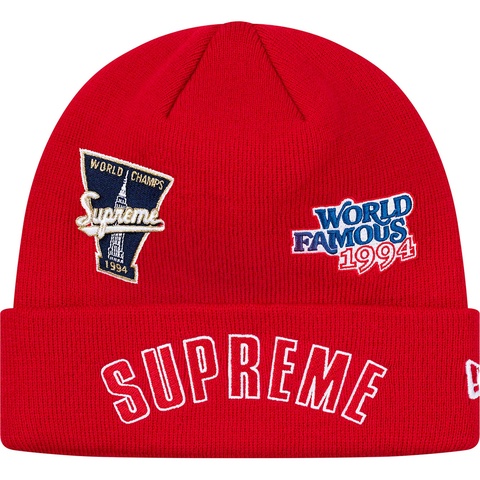Supreme New Era® Championship Beanie - Red