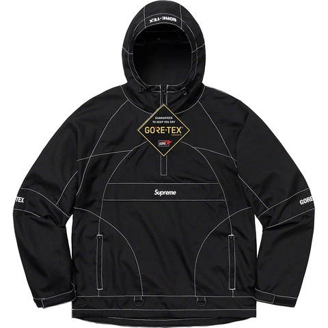 Supreme GORE-TEX Contrast Stitch Anorak - Black