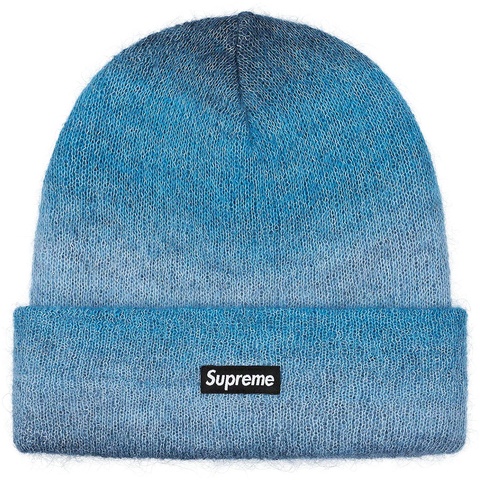 Supreme Mohair Beanie - Mixed Blue