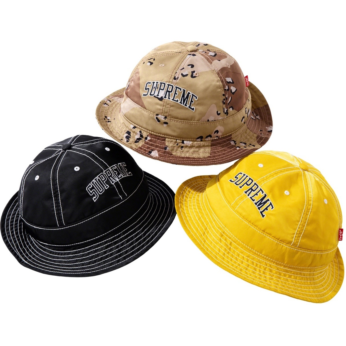 帽子 Supreme x LEVI'S Nylon Bell Hat Black Supreme®/Levi's® Nylon Bell Hat - fall/winter 2019 - Supreme